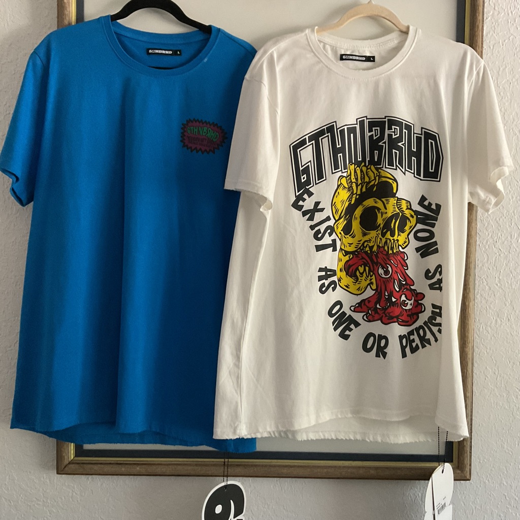 Men’s 6th Nbrhd Designer Art Bundle Designer Shirts. Size Large